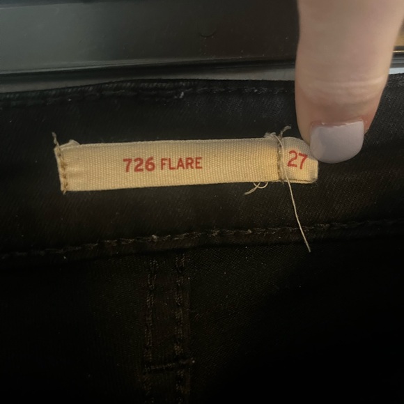 Levi’s 726 High Rise Flare Jeans - Picture 2 of 4